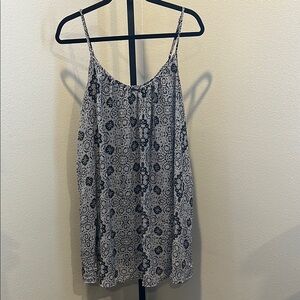 Xhilaration Black and Gray Sundress